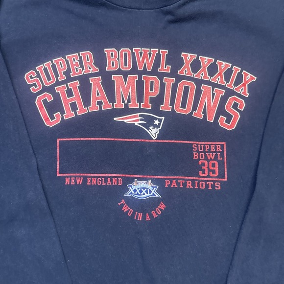 New England Patriots Vintage SB 39 Lee Sport Mens 2XL 368 - Picture 2 of 12